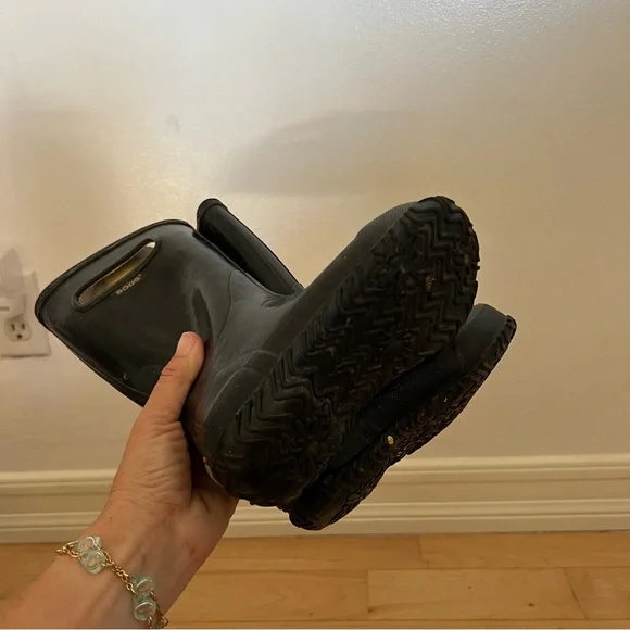 Bogs Rubber Rain Boots in black - Picture 9 of 13